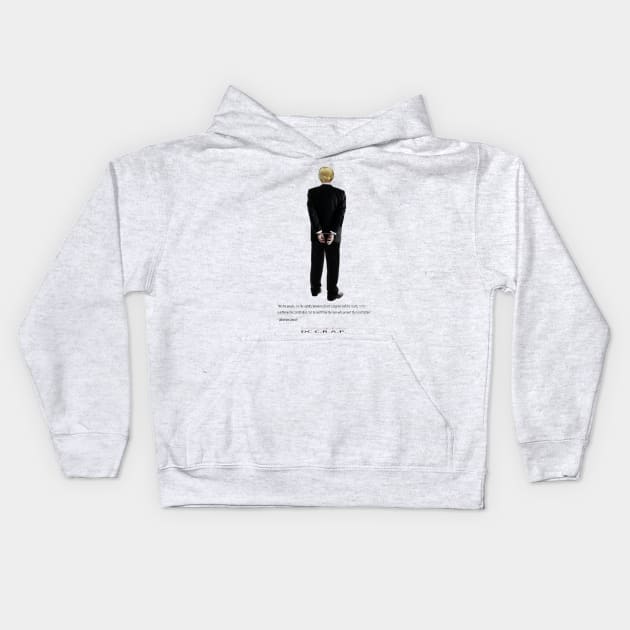 Trump In Bracelets Kids Hoodie by arTaylor